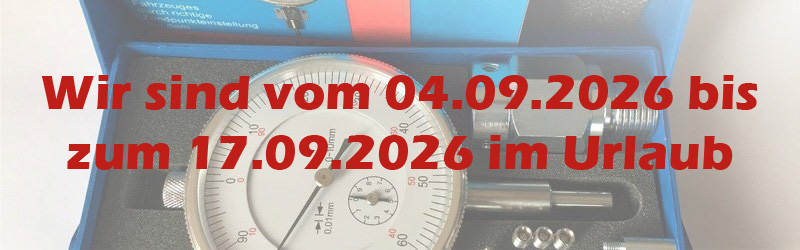 Banner Urlaub 2026