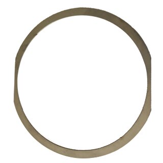 Reparaturring Edelstahl Trockenbau - 0,5 mm stark - 1 fach - für Hohlwanddose