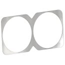 Reparaturring Edelstahl Trockenbau - 0,5 mm stark - 2...
