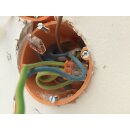 Reparaturring Edelstahl Trockenbau - 0,5 mm stark - 2 fach - für Hohlwanddose