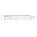 Verlängerung für Messuhr DIN878 - 50mm - M2,5 - Ø4,5 - Edelstahll